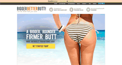 Desktop Screenshot of biggerbetterbutt.com